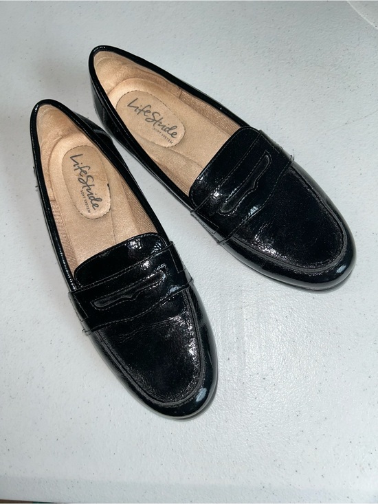 Madison Shoes - Madison Black Patent Loafers - Slip-On Women's Flats